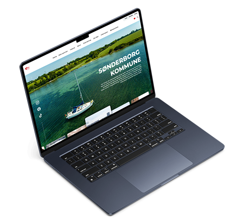 project mockup on macbook